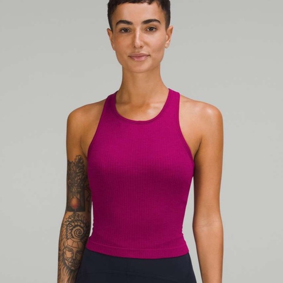 lululemon athletica Tops - LULULEMON | Ebb to Street Cropped Racerback Tank Top Sz 4 US